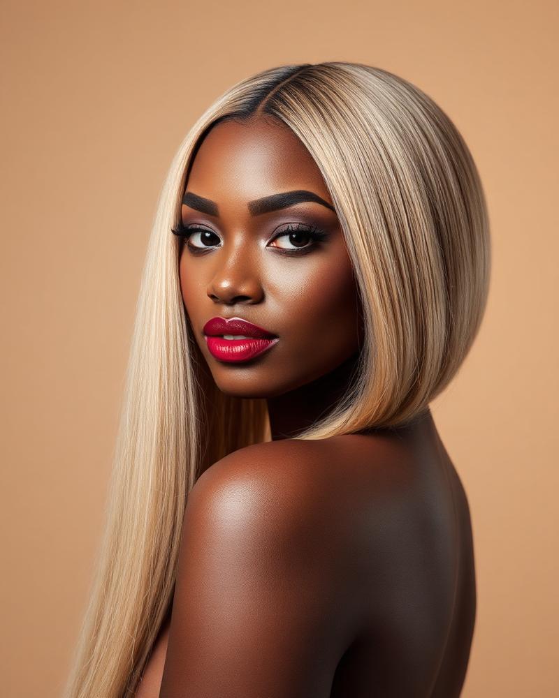 Blonde Wig Install
